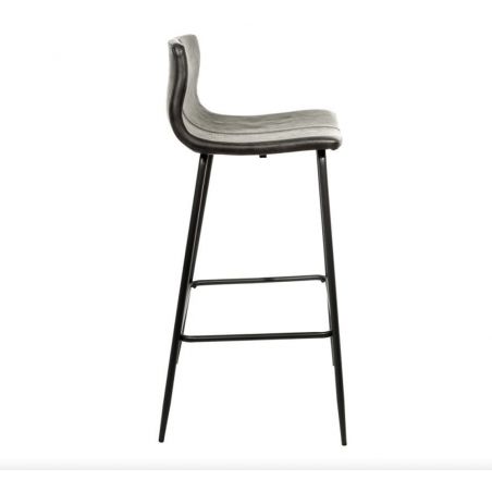 Vegan Leather Barstool - Set of 2 Smithers Bar Stools &pound;298.00 Cafe Steel product_features