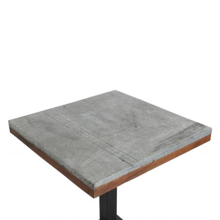 Zinc Topped Dining Table Smithers Commercial Collective &pound;527.00 Bar Reclaimed Wood Zinc product_features