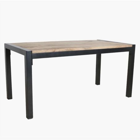 Factory Industrial Dining Table Smithers Commercial Collective &pound;688.00 Kitchen Diner FSC Certified Wood Iron product_features