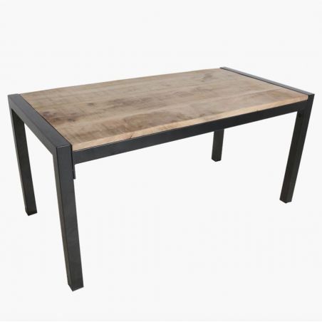 Factory Industrial Dining Table Smithers Commercial Collective &pound;688.00 Kitchen Diner FSC Certified Wood Iron product_features