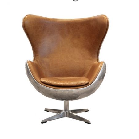 Aviator Egg Chair Smithers Sofas and Armchairs £2,000.00 All Rooms Stainless Steel product_features