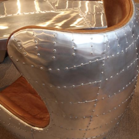 Aviator Egg Chair Smithers Sofas and Armchairs £2,000.00 All Rooms Stainless Steel product_features