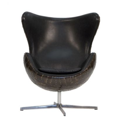 Aviator Egg Chair Smithers Sofas and Armchairs £2,000.00 All Rooms Stainless Steel product_features