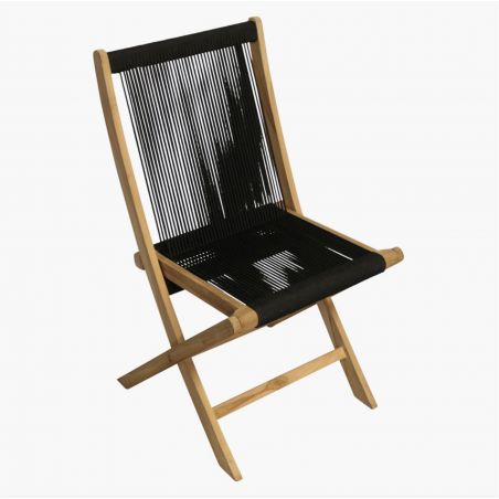 Rope Folding Chair Chairs &pound;229.00 All Rooms Teak Wood product_features