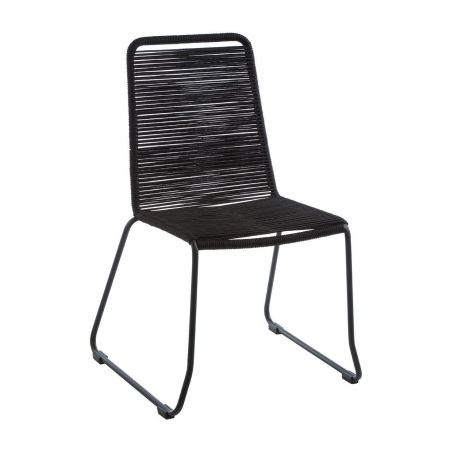 Black Rope Chair Commercial Collective &pound;146.00 Dining Room Steel product_features