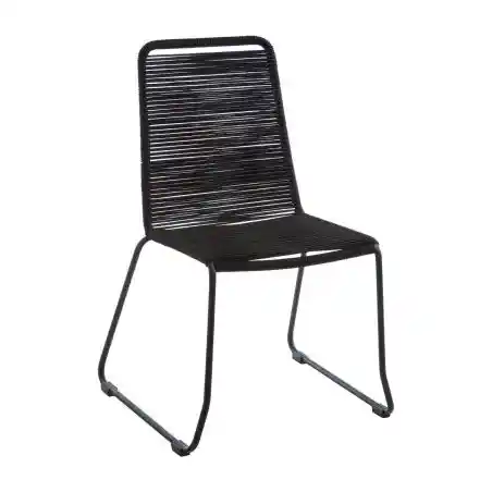 Black Rope Chair Commercial Collective &pound;146.00 Dining Room Steel product_features