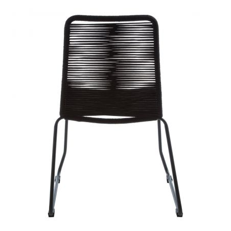 Black Rope Chair Commercial Collective &pound;146.00 Dining Room Steel product_features
