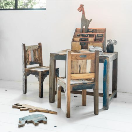 Reclaimed Wood Kids Table Side Tables & Coffee Tables &pound;138.00 All Rooms FSC Recycled Wood product_features