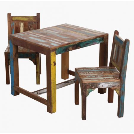 Reclaimed Wood Kids Table Side Tables & Coffee Tables &pound;138.00 All Rooms FSC Recycled Wood product_features