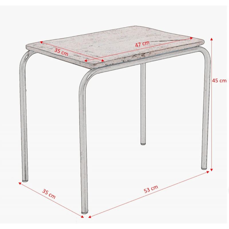 Factory Stackable Side Table Side Tables & Coffee Tables £83.00 All Rooms FSC Recycled Wood Iron product_features