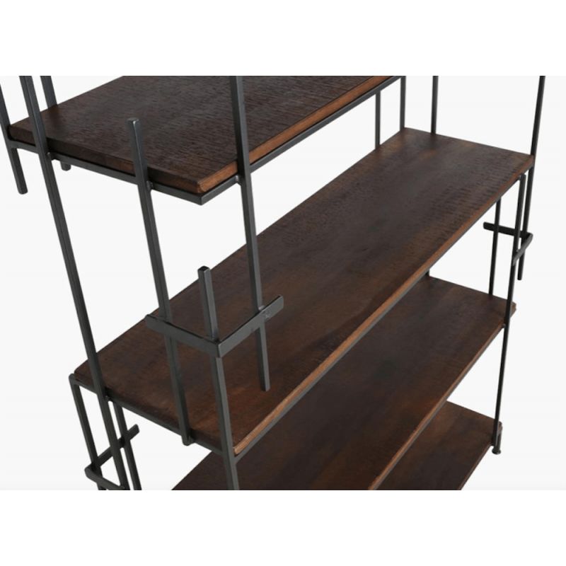 Factory Industrial Shelving Storage £1,200.00 All Rooms FSC Recycled Wood Iron product_features