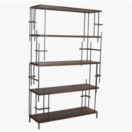 Factory Industrial Shelving Storage £1,200.00 All Rooms FSC Recycled Wood Iron product_features