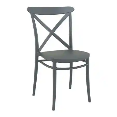 Grey Cross Back Cafe Chair Smithers Garden &pound;139.00 product_features
