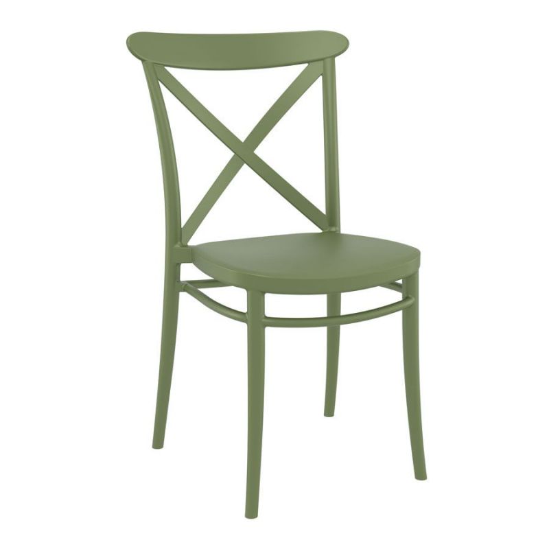 Green Cross Back Cafe Chair Smithers Garden £139.00 product_features