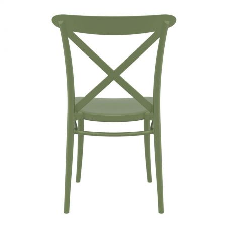Green Cross Back Cafe Chair Smithers Garden £139.00 product_features