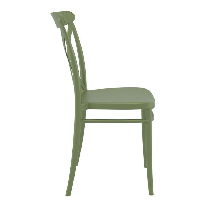 Green Cross Back Cafe Chair Smithers Garden £139.00 product_features
