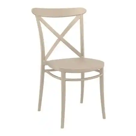 Taupe Cross Back Cafe Chair Smithers Garden &pound;139.00 product_features