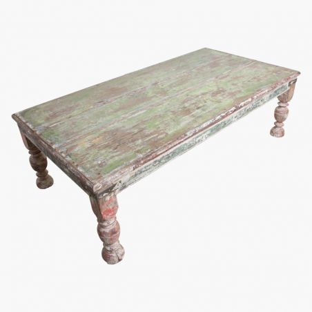 Antique White & Green Coffee Table Smithers Antique Furniture £1,609.00 Living Room Hardwood product_features
