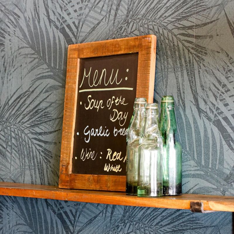 Factory Wall Menu Chalk Blackboard Wall Art £430.00 FSC Recycled Wood product_features