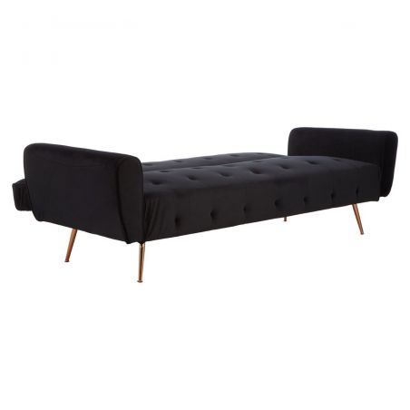 Hatton Black Velvet Sofa Bed Smithers Designer Furniture &pound;600.00 Office Eucalyptus product_features