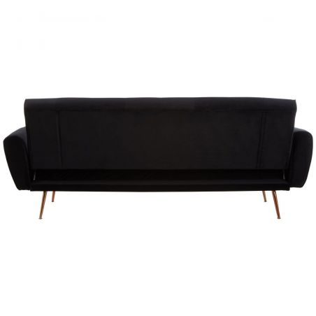 Hatton Black Velvet Sofa Bed Smithers Designer Furniture &pound;600.00 Office Eucalyptus product_features