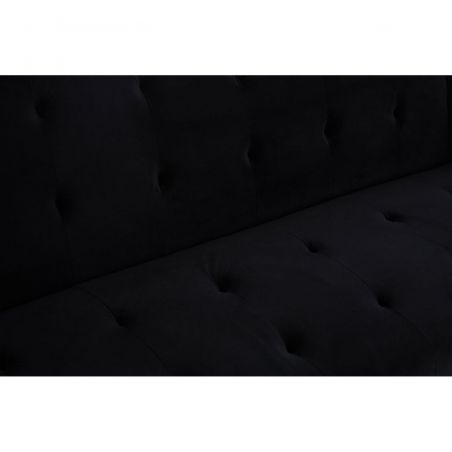 Hatton Black Velvet Sofa Bed Smithers Designer Furniture &pound;600.00 Office Eucalyptus product_features