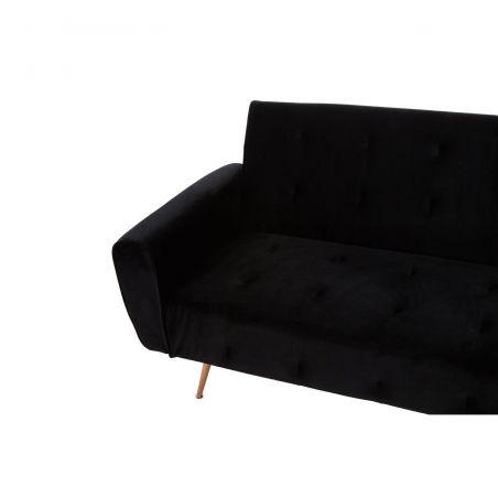 Hatton Black Velvet Sofa Bed Smithers Designer Furniture &pound;600.00 Office Eucalyptus product_features