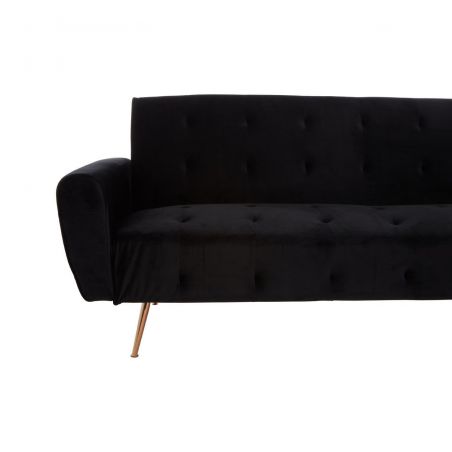 Hatton Black Velvet Sofa Bed Smithers Designer Furniture &pound;600.00 Office Eucalyptus product_features