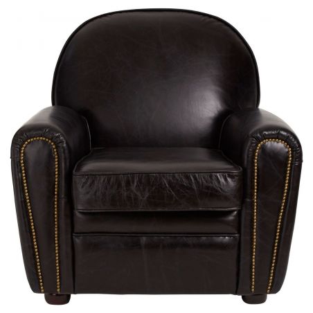 Victor Black Leather Armchair Smithers Sofas and Armchairs &pound;1,850.00 Entrance Hall Willow product_features
