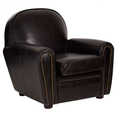 Victor Black Leather Armchair Smithers Sofas and Armchairs &pound;1,850.00 Entrance Hall Willow product_features