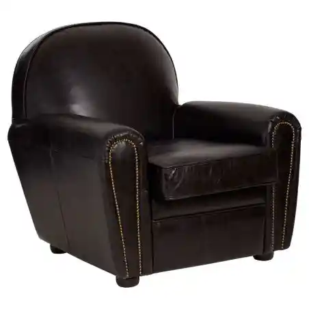 Victor Black Leather Armchair Smithers Sofas and Armchairs &pound;1,850.00 Entrance Hall Willow product_features