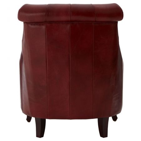 Galante II Red Leather Armchair Smithers Sofas and Armchairs &pound;1,788.00 Eucalyptus product_features