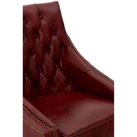 Galante II Red Leather Armchair Smithers Sofas and Armchairs &pound;1,788.00 Eucalyptus product_features