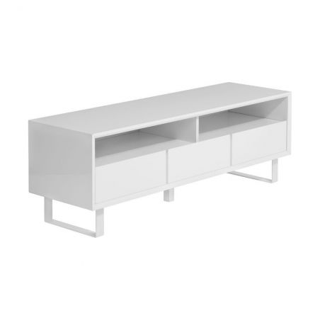 Milky Way High Gloss White Tv Media Unit Smithers Designer Furniture £450.00 Living Room product_features