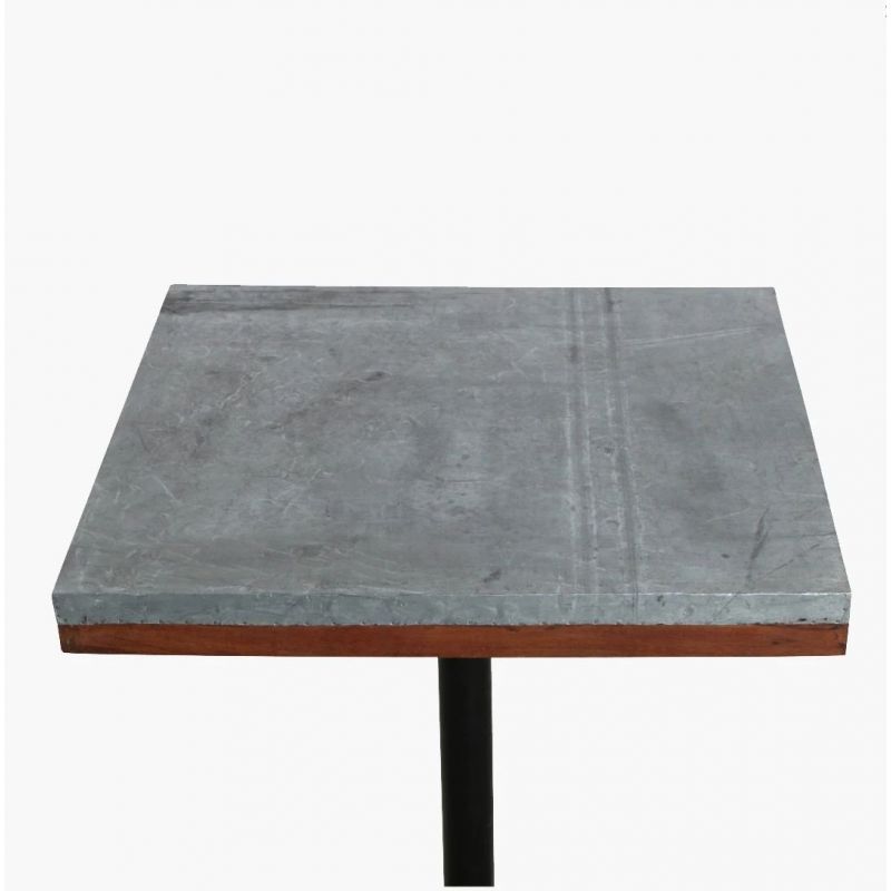 Zinc Topped Dining Table – Industrial Style Smithers Commercial Collective £350.00 Bar Reclaimed Wood Zinc product_features