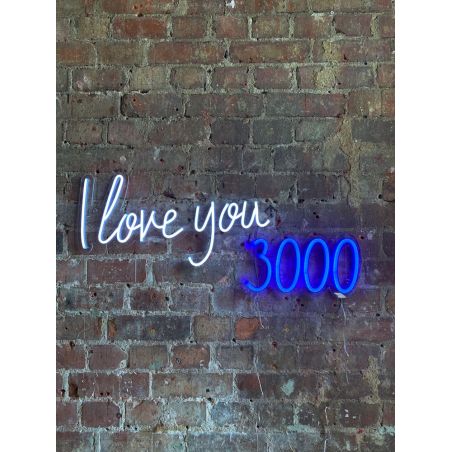 I Love You 3000 Neon Sign Real Glass Locomocean Your Custom Neon Sign & Neon Signs | Handmade in London by Smithers £180.00  ...
