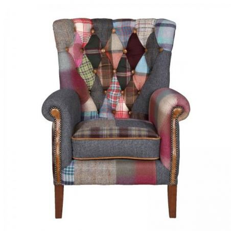 Patchwork Armchair Smithers Sofas and Armchairs £1,000.00 Living Room product_features