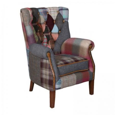 Patchwork Armchair Smithers Sofas and Armchairs £1,000.00 Living Room product_features