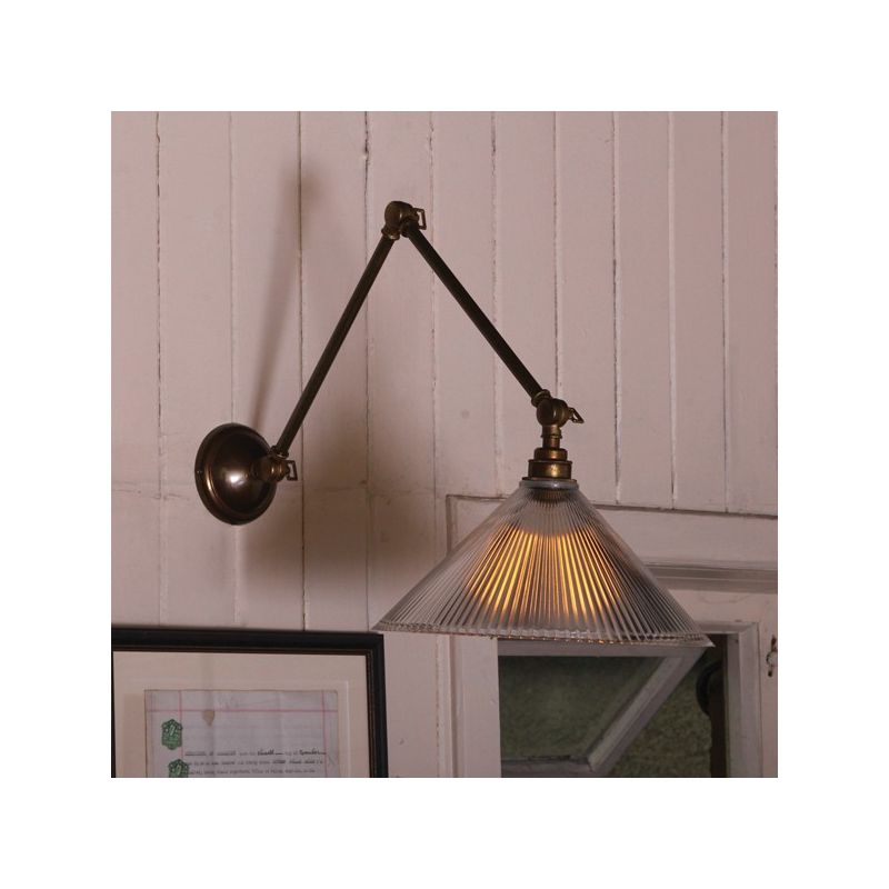 Industrial Poster Lamp Smithers Lighting £197.00 All Rooms Spun Brass product_features