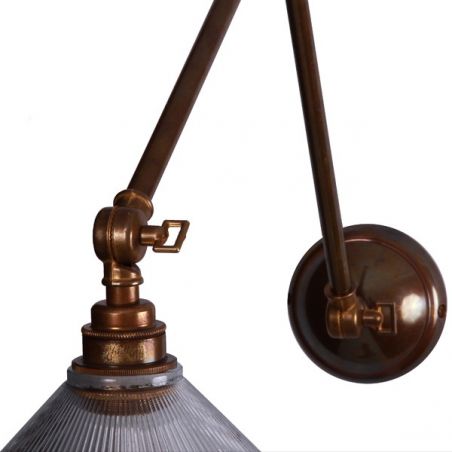 Industrial Poster Lamp Smithers Lighting £197.00 All Rooms Spun Brass product_features