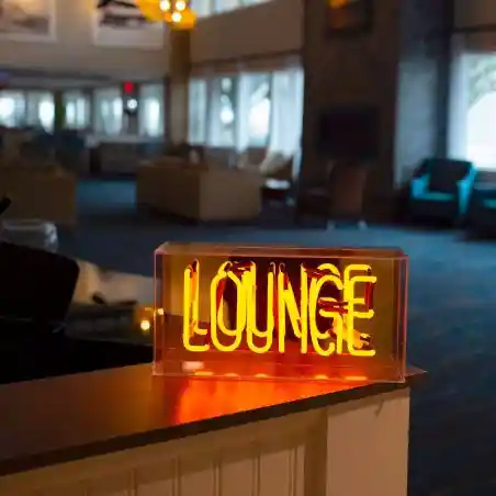 Lounge Neon Sign – Luxury Glass Tube Light for Living Room  Your Custom Neon Sign & Neon Signs | Handmade in London by Smithe...