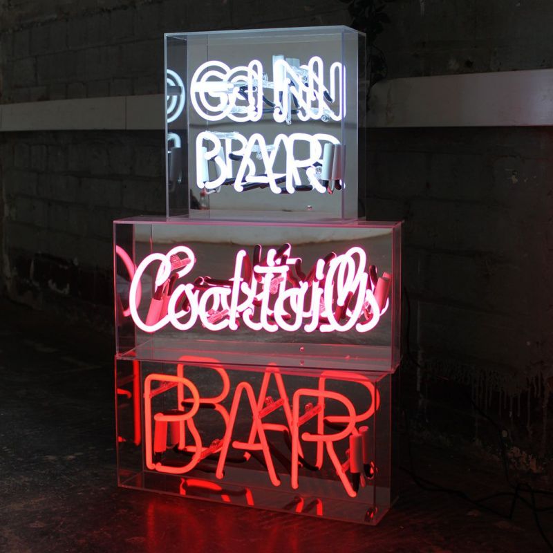 Gin Bar Neon Light Sign – Glass Tube for Home Bar Locomocean Your Custom Neon Sign & Neon Signs | Handmade in London by Smith...