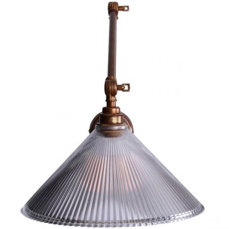 Industrial Poster Lamp Smithers Lighting £197.00 All Rooms Spun Brass product_features