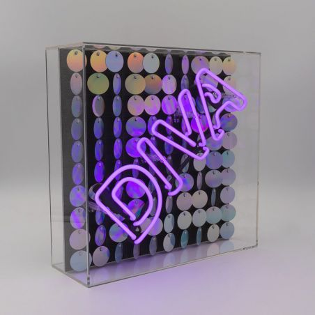 Diva Neon Sign – Purple Light with Sequin Vibes for Dressing Room, or Bedroom Smithers Your Custom Neon Sign & Neon Signs | H...