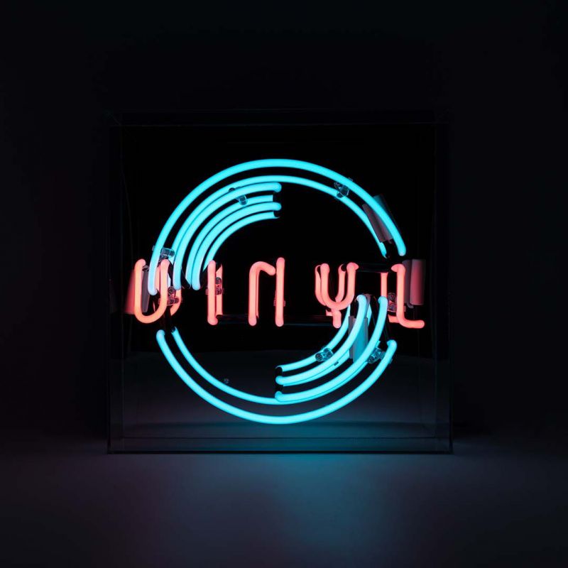Luxury Vinyl Neon Light Sign – Retro DJ Decor in Pink & Blue Smithers Gifts £159.00      product_features