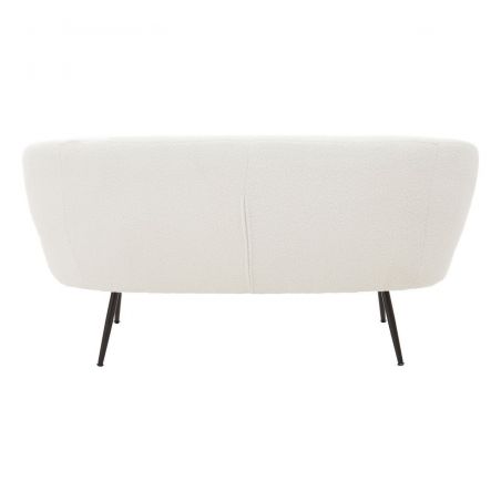 Teddy Sofa &ndash; Fluffy White 2 Seater in Teddy Fabric Smithers Sofas and Armchairs &pound;769.00 Living Room product_features