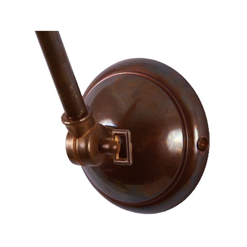 Industrial Poster Lamp Smithers Lighting £197.00 All Rooms Spun Brass product_features