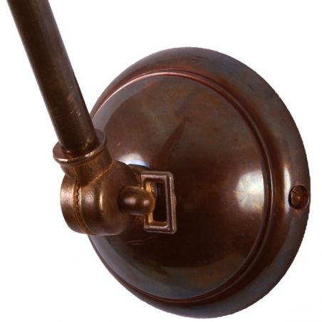 Industrial Poster Lamp Smithers Lighting £197.00 All Rooms Spun Brass product_features