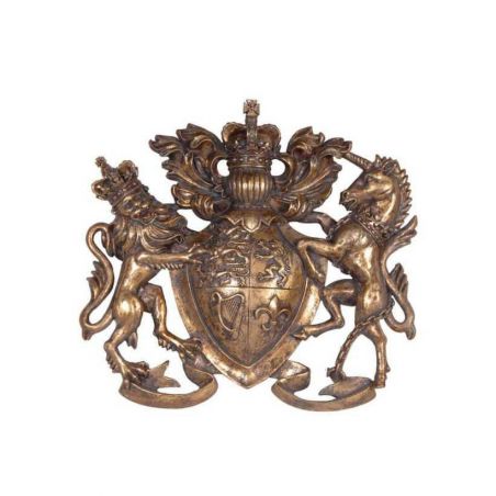 Brass Coat Of Arms Wall Plaque Smithers Signs £65.00      product_features
