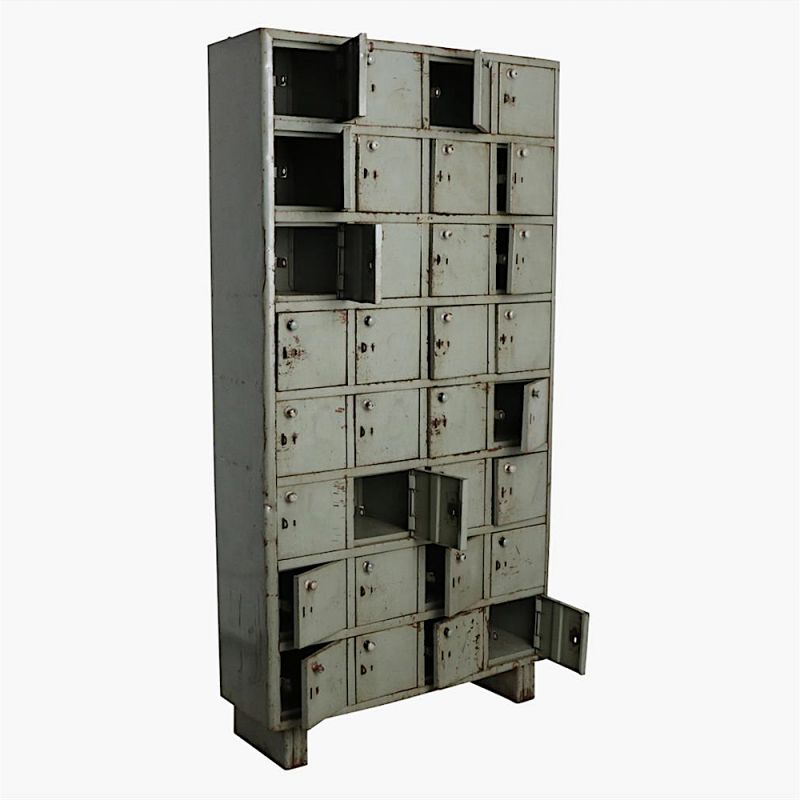 Industrial Locker Metal Cabinet Cabinets & Sideboards £1,100.00 All Rooms Iron product_features